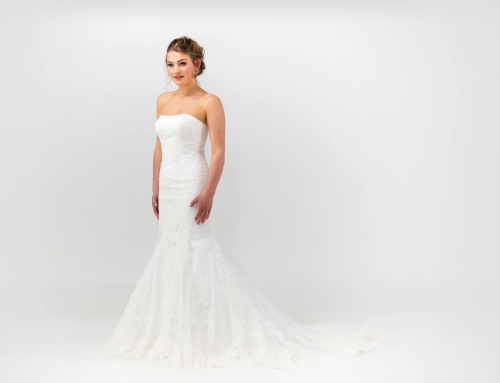 Vintage Lace Fishtail Wedding Dress